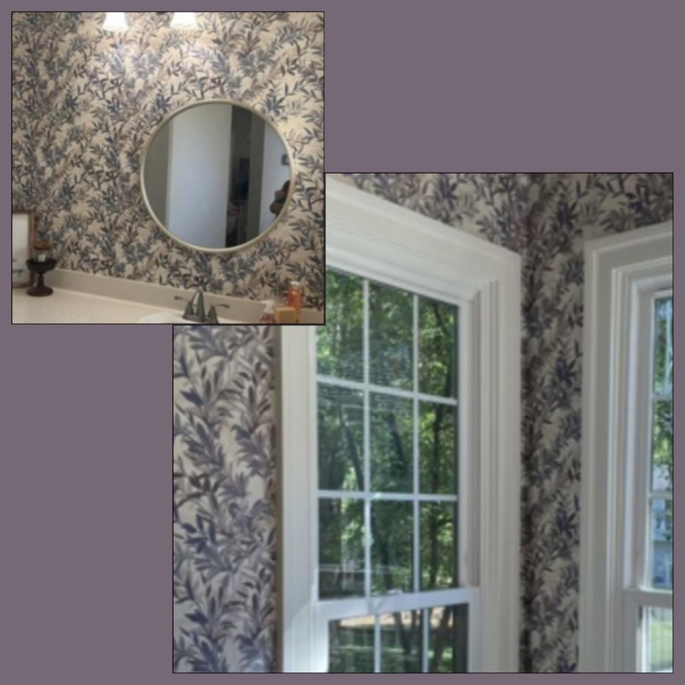 Woodland Vine French Blue Wallpaper Self Adhesive